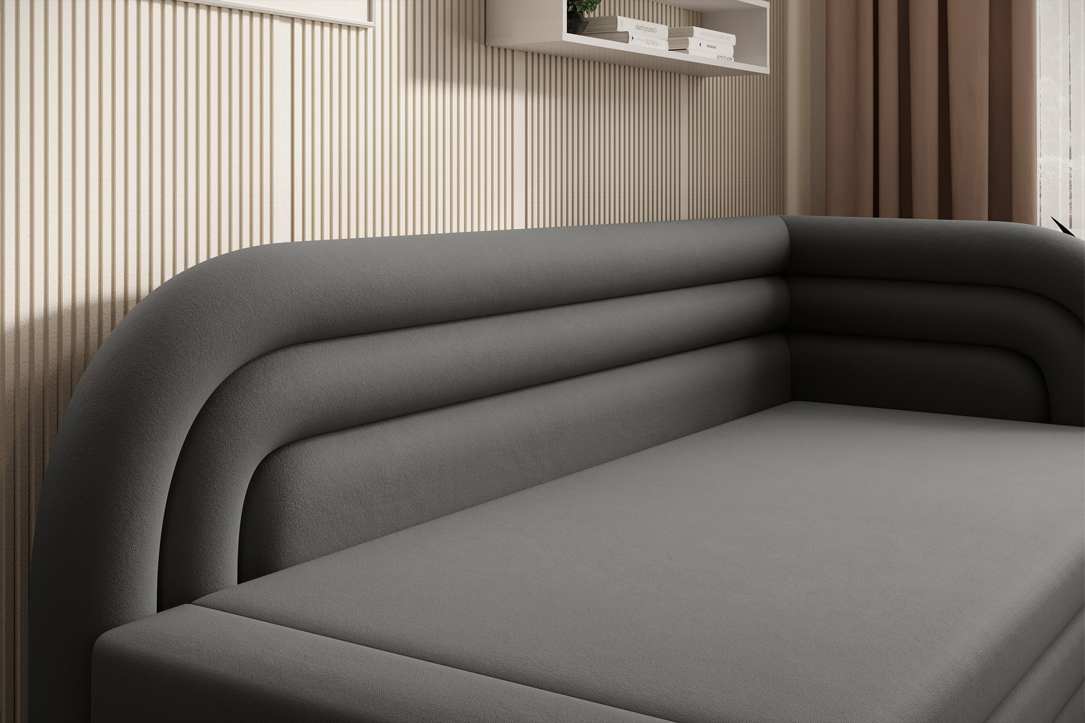 Sofa Fabillo D, pilka - 5