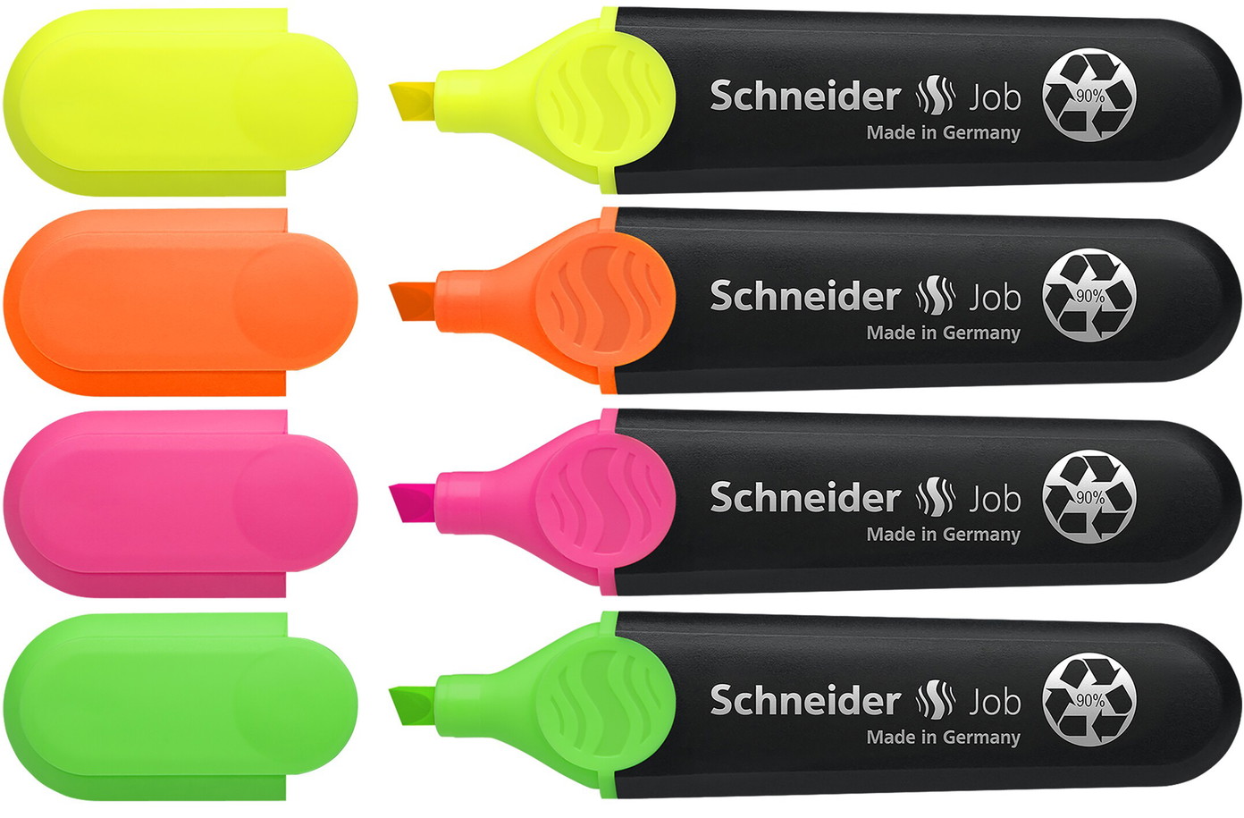 Teksto žymeklių Schneider Job rinkinys 4 vnt-0