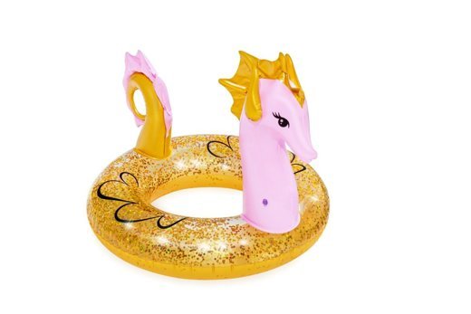 Pripučiamas ratas Bestway Glitter Seahorse Swim Ring 45" x 41"/1.15m x 1.04m-0