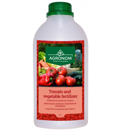 Pomidorų ir daržovių trąšos AGRONOM, skystos, 1 L