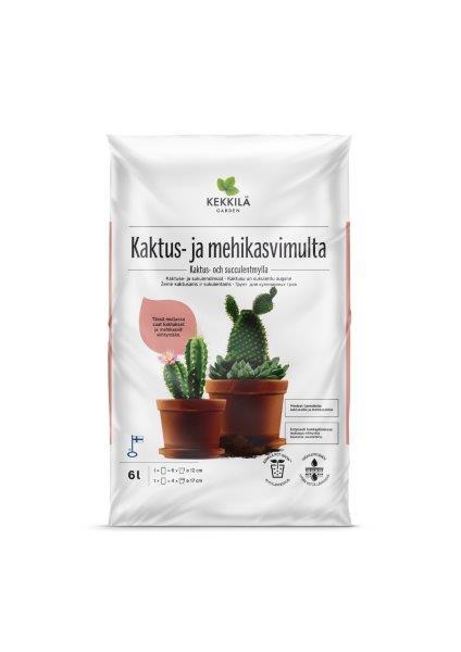 Sukulentų ir kaktusų žemė KEKKILA, 6 l-1