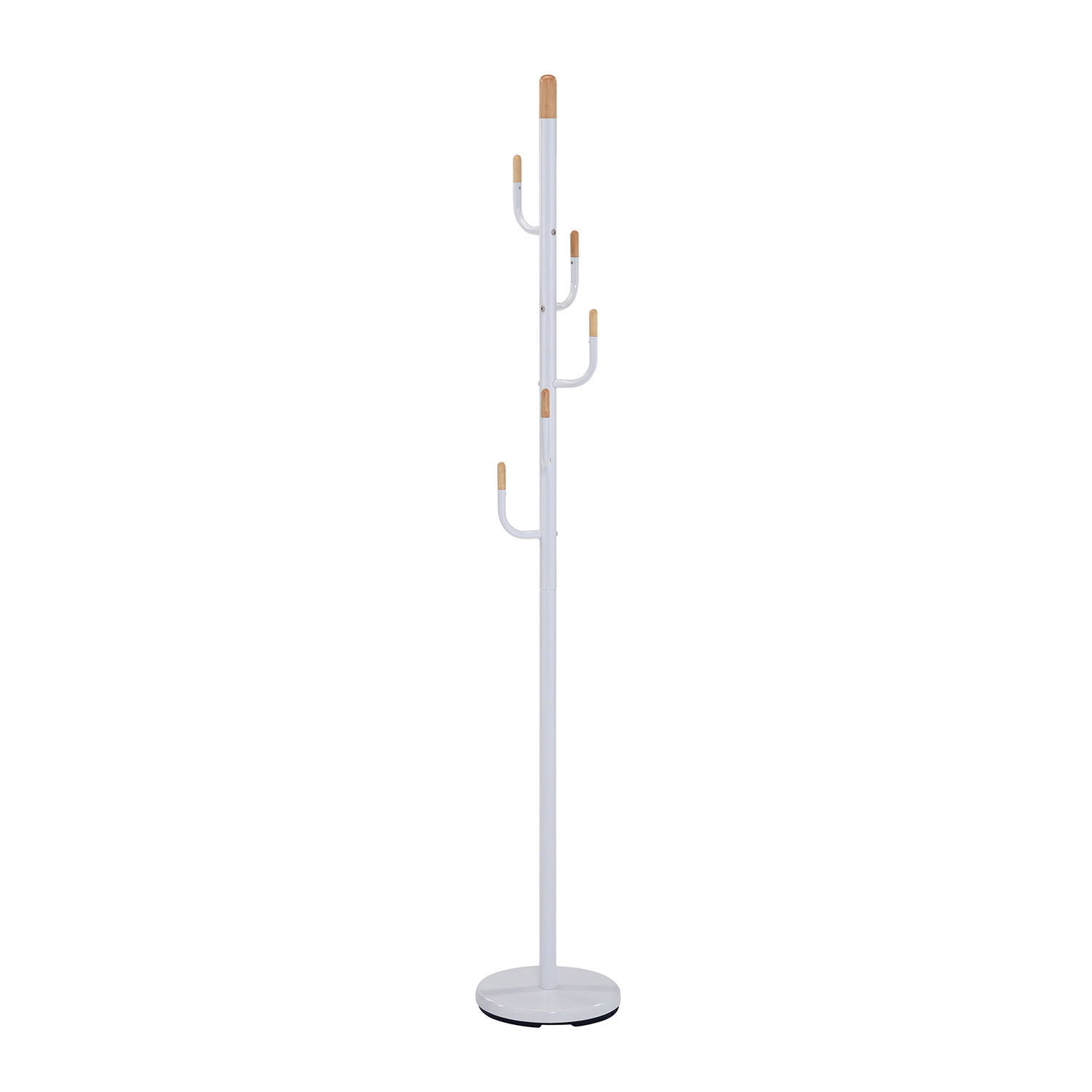 Drabužių kabykla GLADE,  D28xH174 cm, balta-0