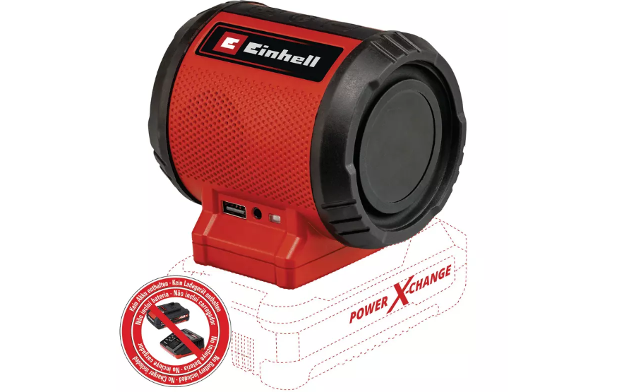 Radijas EINHELL TC-SR 18 Li Solo, 18 V, Bluetooth, be akumuliatoriaus-0