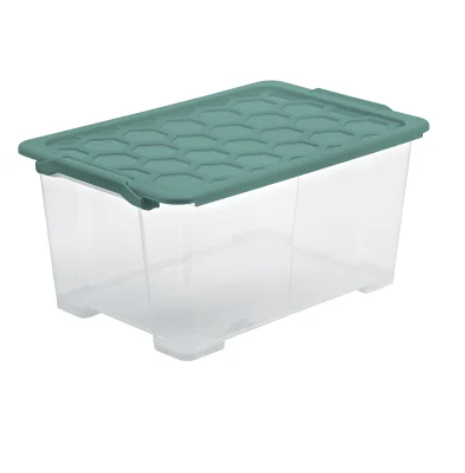Plastikinė daiktadėžė su dangčiu ROTHO EVO SAFE, 59 x 40 x 28 cm, 44 l-0
