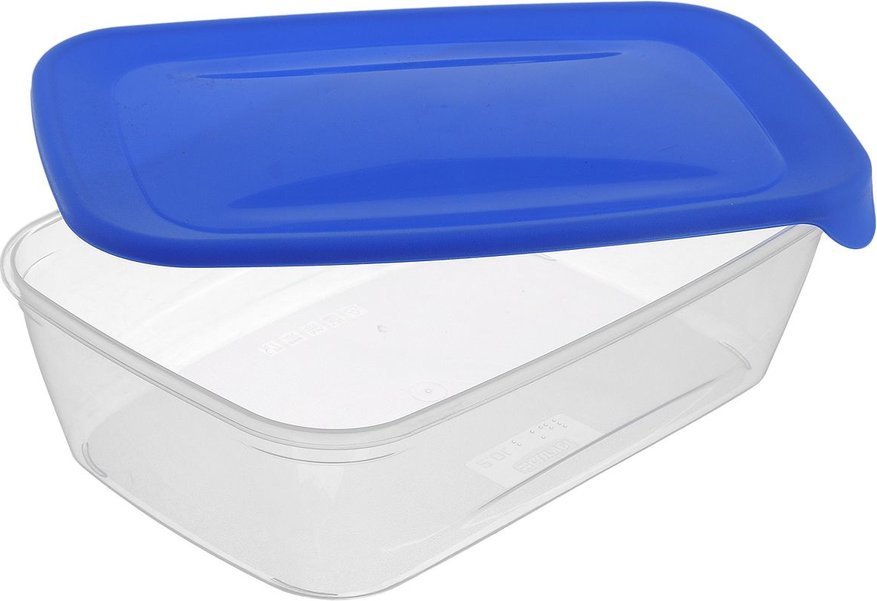 Maisto laikymo dėžutė CURVER FRESH&GO, mėlynu dangteliu, h5 x 17 x 13 cm, 500 ml - 2
