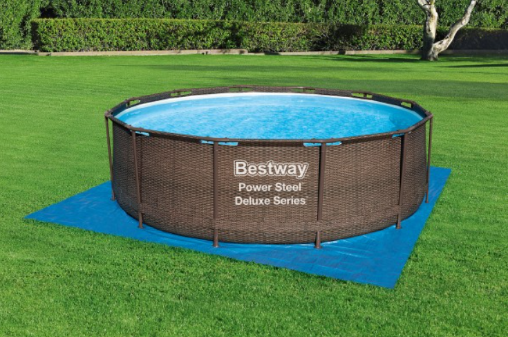 Baseino kilimėlis BESTWAY, mėlynos sp., 396 x 396 cm-1