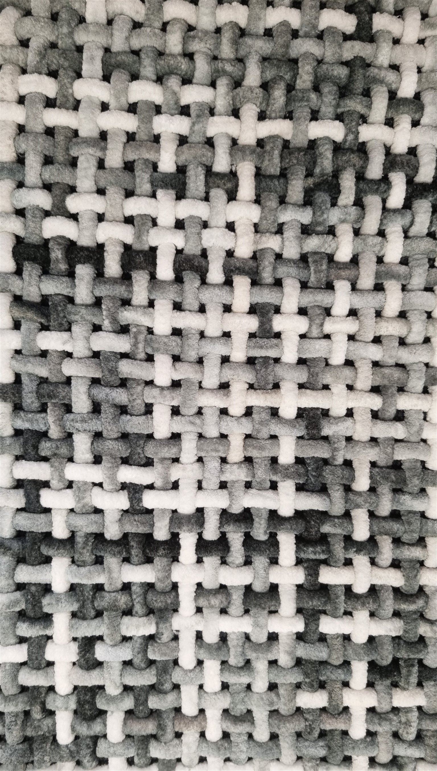 Vonios kilimėlis BRAID, pilkos sp., 50 x 80 cm - 2