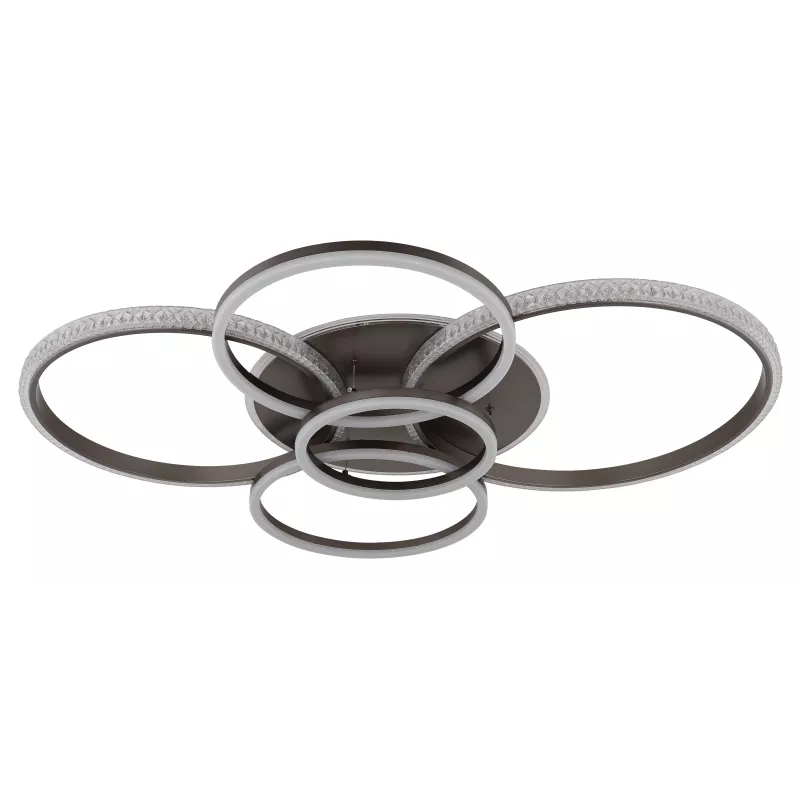 Lubinis LED šviestuvas GLOBO JAYDEN LORELEI, 70W, 3000K, 8120lm, kristalai, 110x88x11,5cm-1