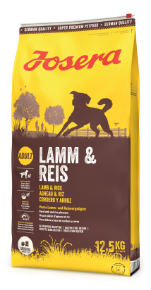 Josera įvairaus aktyvumo šunims Lamb&Rice, 12,5 kg