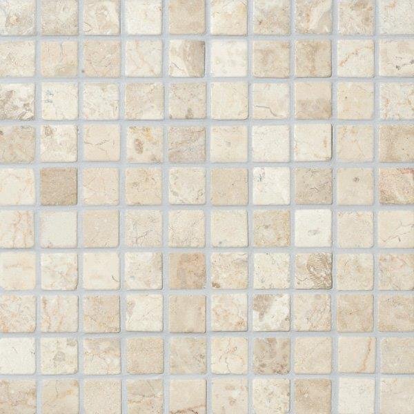 Natūralaus akmens mozaika SQUARE WHITE, 28,5 x 28,5 (3 x 3) cm - 1