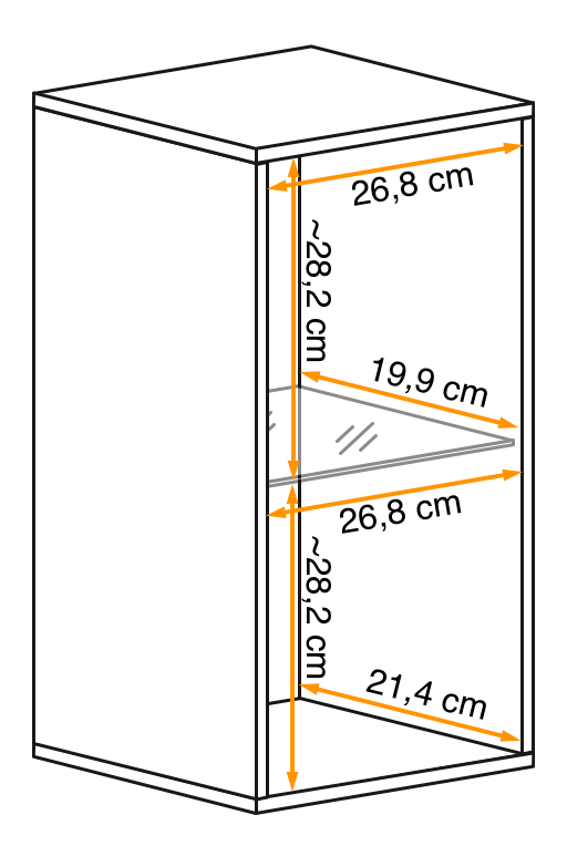 Vitrina Switch WW 4 su LED apšvietimu, juoda - 4