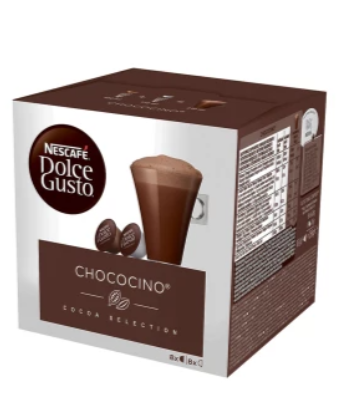 Karšto šokolado kapsulės NESCAFE DOLCE GUSTO CHOCOCINO, 16 kapsulių, 256 g