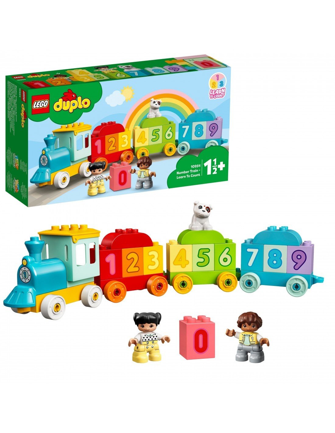Konstruktorius LEGO DUPLO - NUMBER TRAIN - LEARN TO COUNT