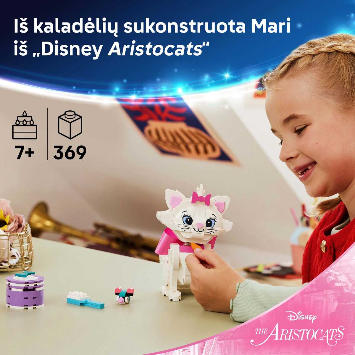 Konstruktorius LEGO The Aristocats Adorable Marie 43286 - 4