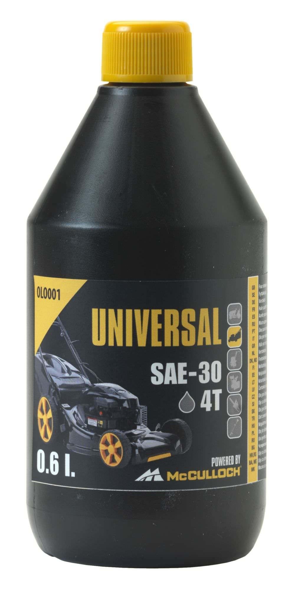 Keturtakčio variklio alyva UNIVERSAL 4T SAE-30, 600 ml - 2