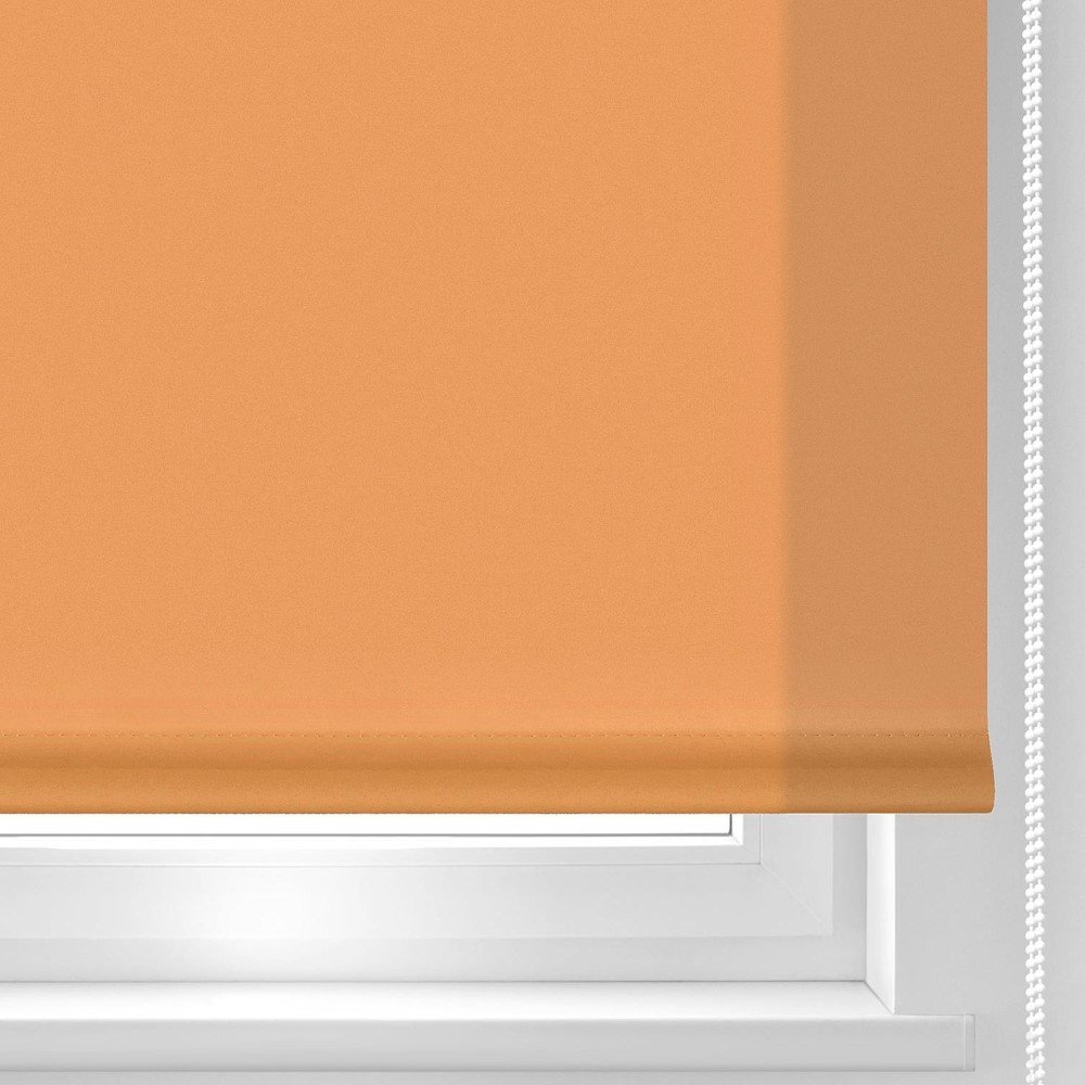 Klasikinė ritininė užuolaida DEKORIKA, oranžinės sp., Ø 25 mm, 80 x 175 cm, 100 % PES - 3
