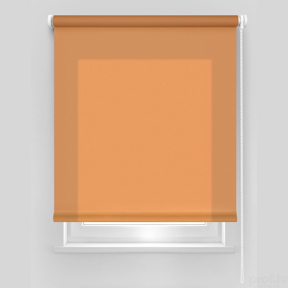 Klasikinė ritininė užuolaida DEKORIKA, oranžinės sp., Ø 25 mm, 80 x 175 cm, 100 % PES - 2