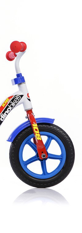 Vaikiškas dviratis Dino Bikes 108 Sport, mėlynas/baltas/juodas, 10"-1
