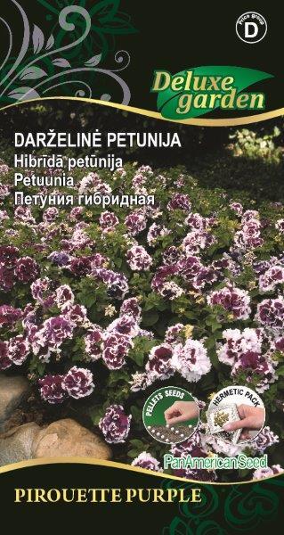 Darželinių petunijų PIROUETTE PURPLE sėklos, 10 vnt./pak.-0