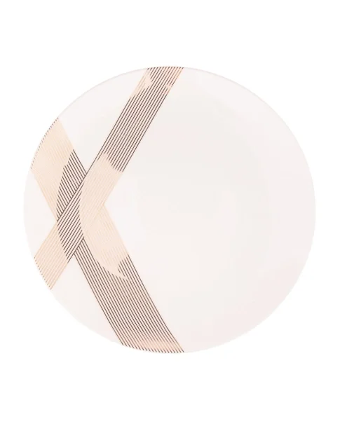 Porcelianinė desertinė lėkštė MODERN ART NBC, baltos sp., ø 20 cm