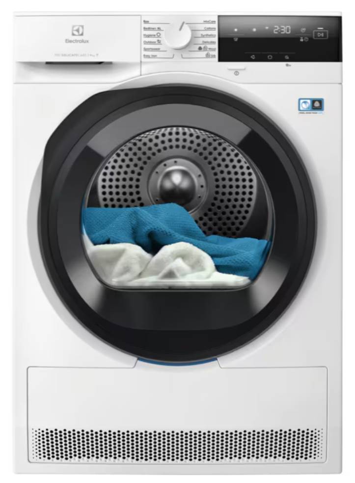 Džiovyklė ELECTROLUX EW7D395UCE, 9 kg - ermitazas.lt