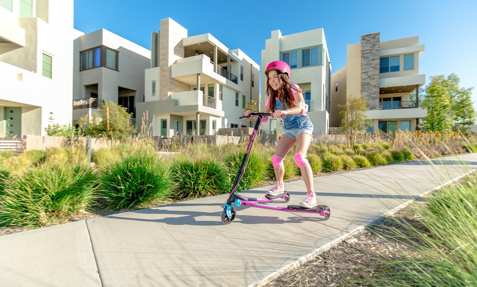Paspirtukas YVolution Fliker Air A3, violetinis - 3