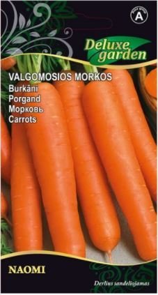 Valgomųjų morkų sėklos NAOMI, 1 g