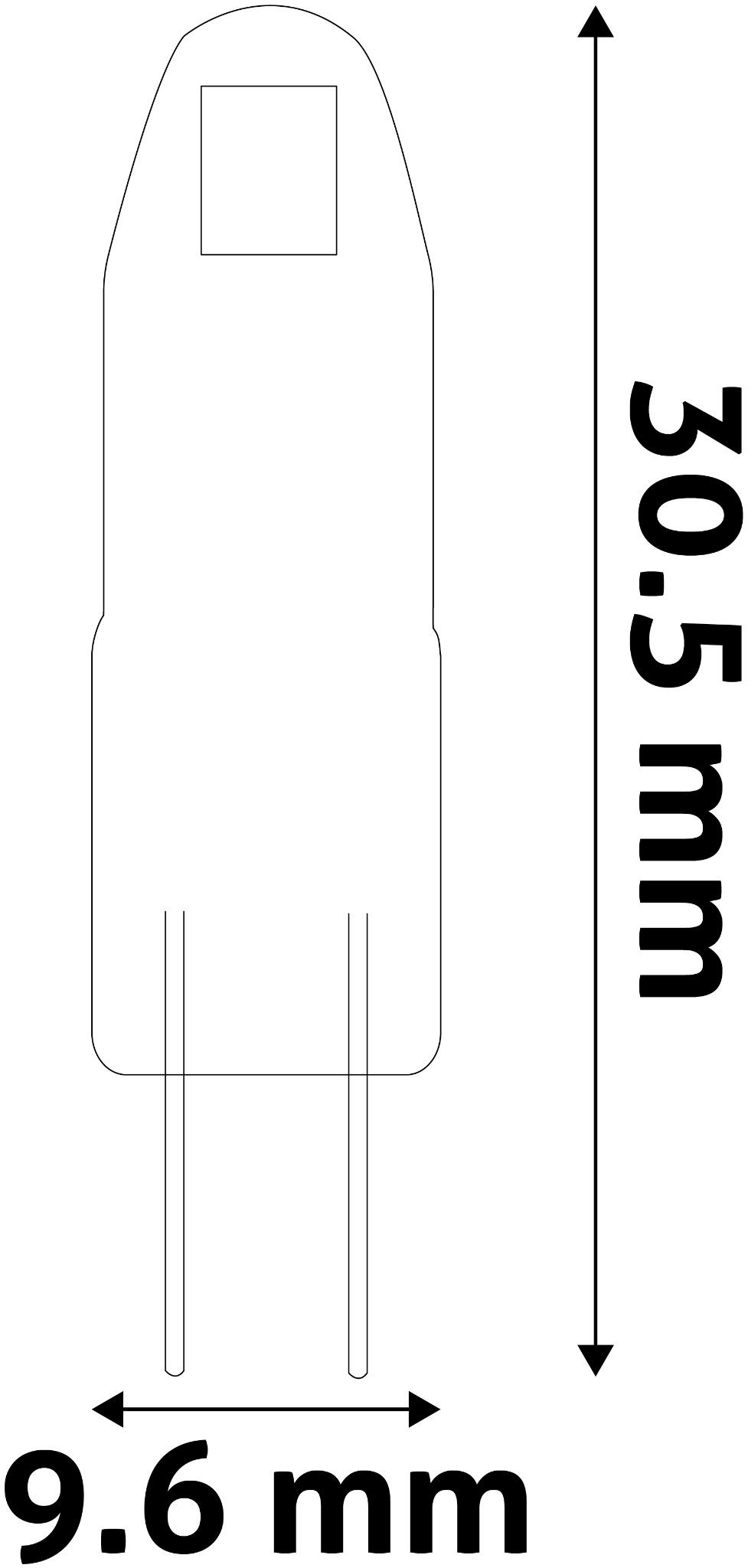 LED lemputė AVIDE, G4, 1,2W (=11W), 3000K, 12V, 90 lm, 110°-2