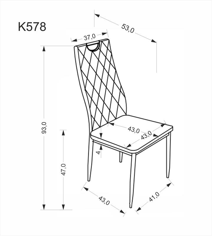 Kėdė K578, juoda - 7