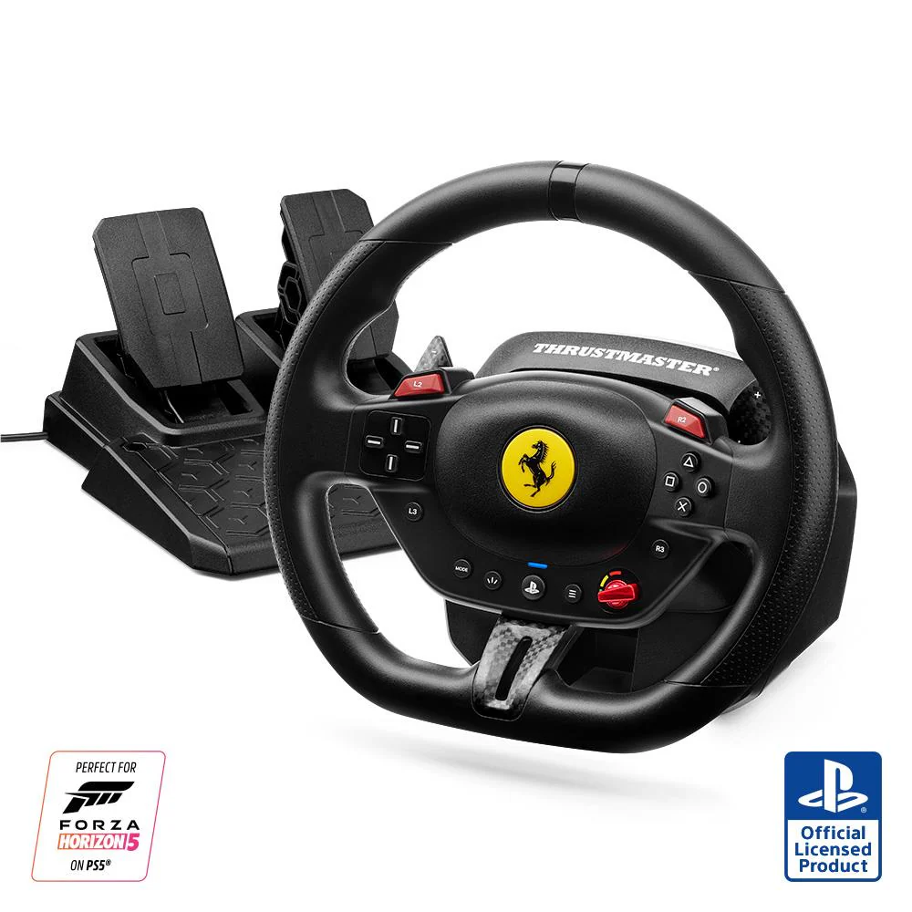 Žaidimų vairas Thrustmaster T98 Ferrari 296 GTB, juoda sp. - 4