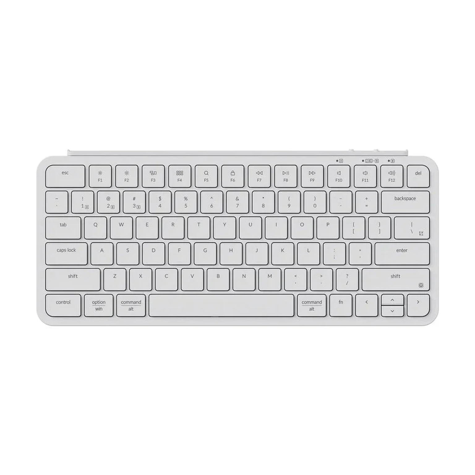 Klaviatūra Keychron B1 Pro B1P-K8, Anglų (US), balta, belaidė-0
