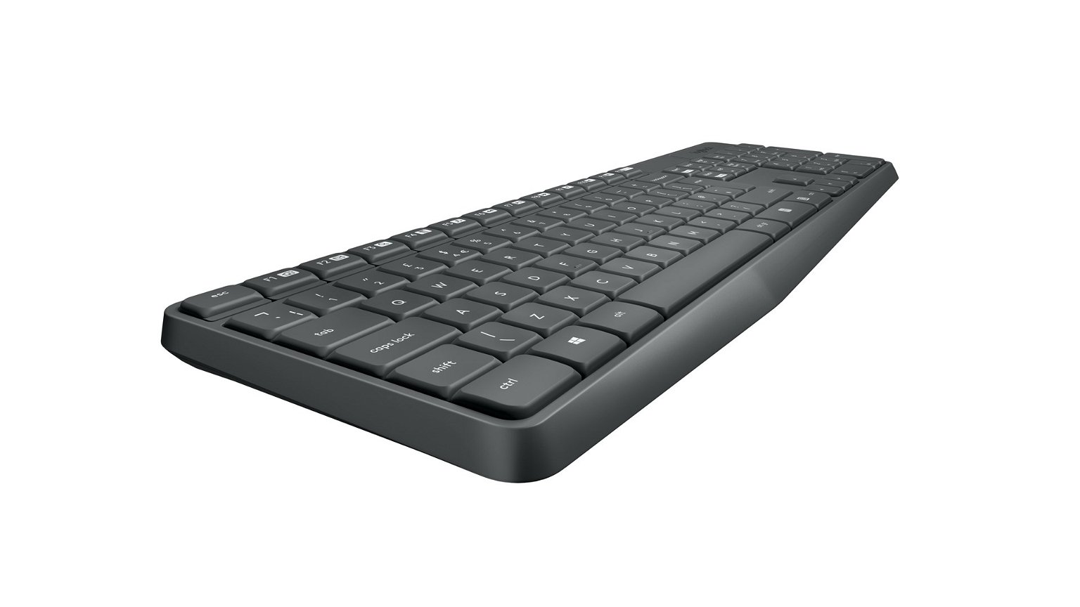 Klaviatūra Logitech MK235 EN, juoda/pilka, belaidė - 7