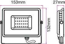 LED prožektorius V-TAC SAMSUNG, 20 W, 4000 K, 1600 lm, IP65, juodos sp. - 2