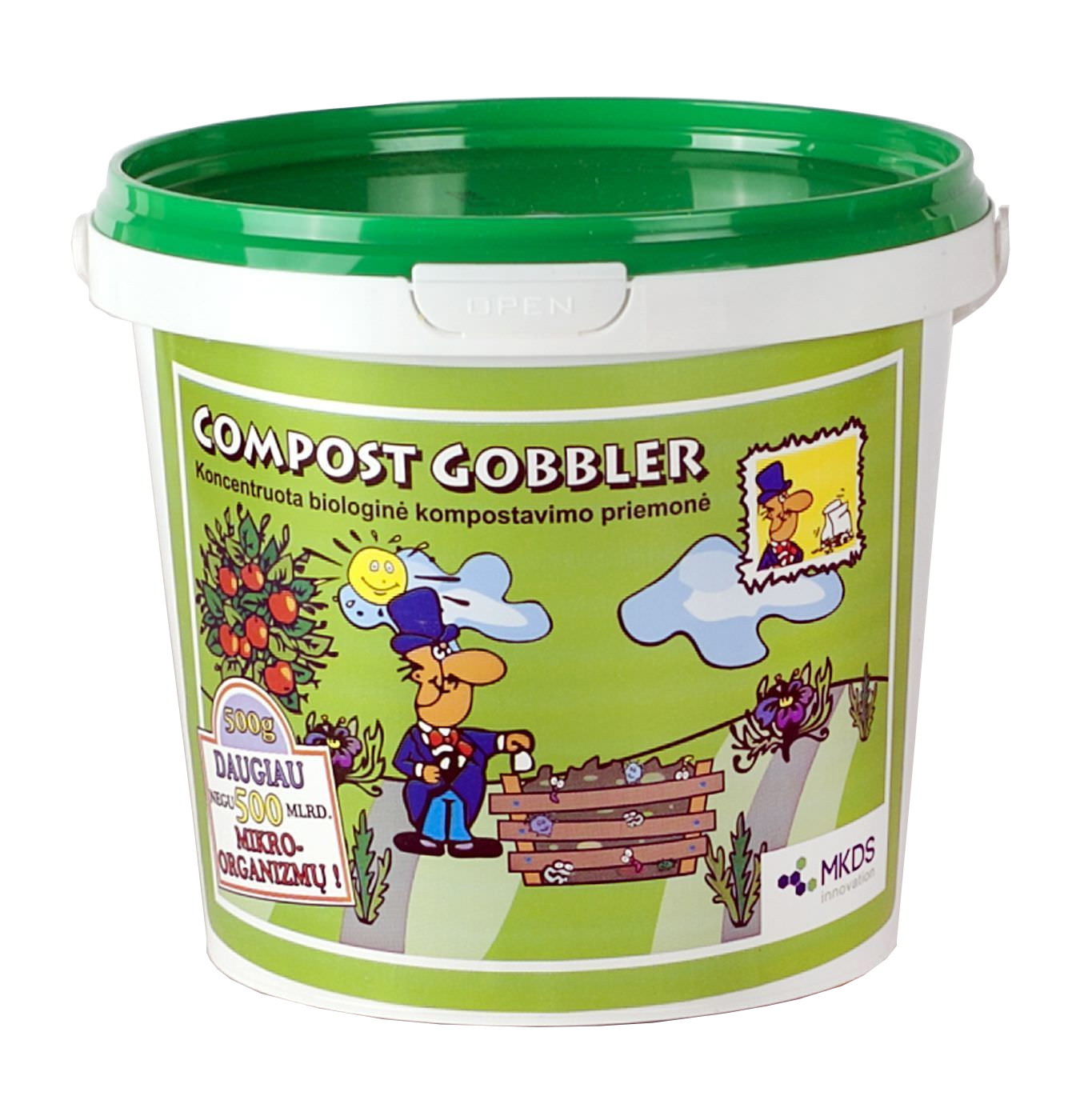 Koncentruota kompostavimo priemonė COMPOST GOBBLER, 500 g-0