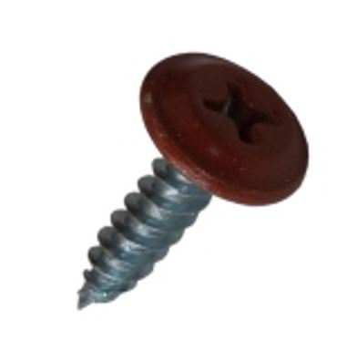 Savisriegiai į metalą RAL 3009, cinkuoti, 4,2 x 19 mm, 50 vnt.-0