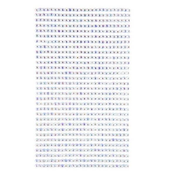 Dekoratyviniai lipnūs kristalai, 3 mm, 806 vnt., OPALE-0