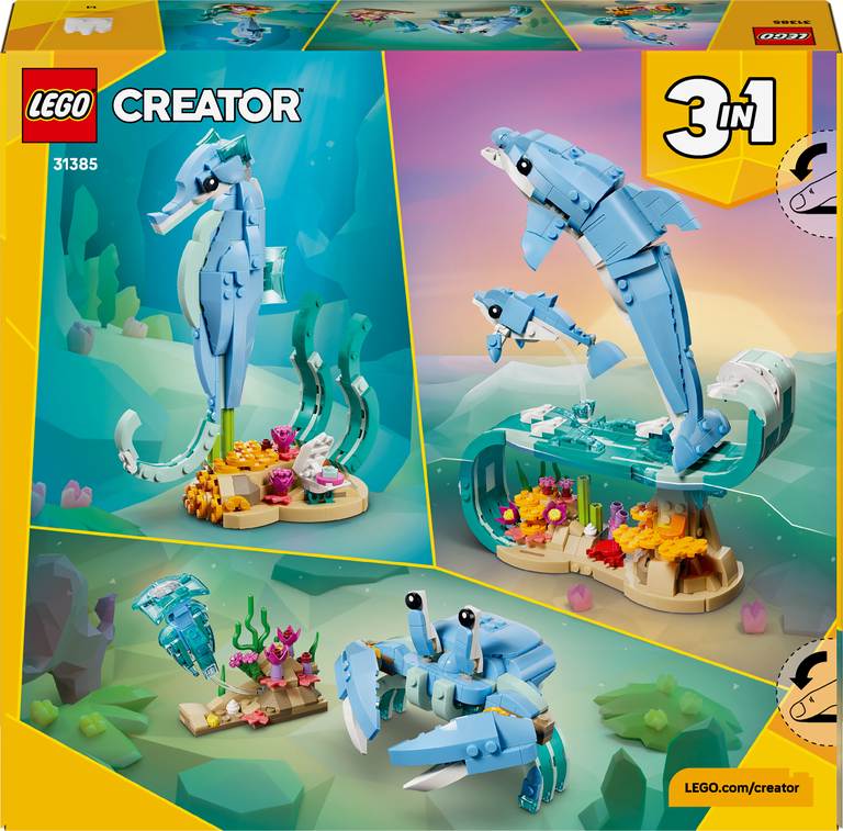 Konstruktorius LEGO Creator Sea Animals: Beautiful Dolphins - 2
