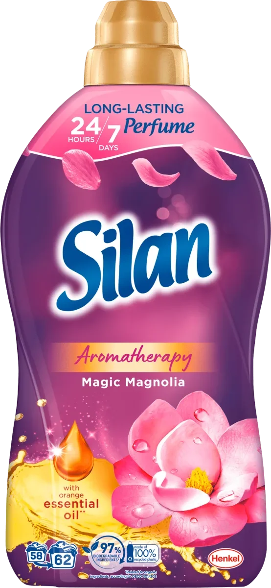 Skalbinių minkštiklis SILAN Magic Magnolia, 1,364 l, 62 skalbimai