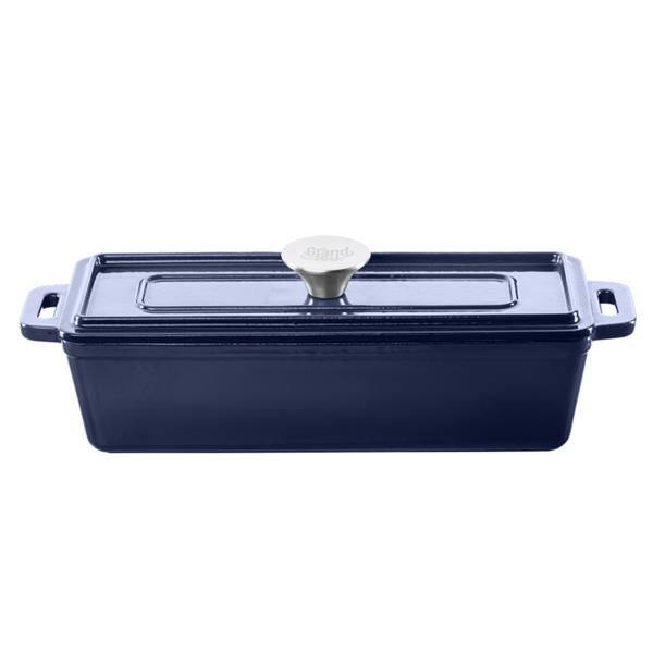 Ketaus kepimo forma  GRAND FEU, mėlynos sp, 35,4 x 11 x 11,4 cm-0