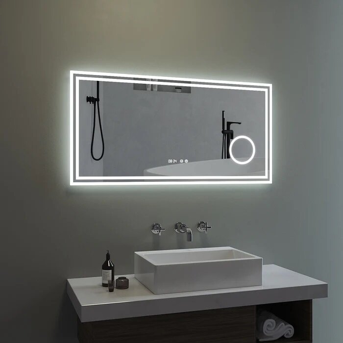 Veidrodis su LED apšvietimu AQUABATOS Essens LM08126D, 120 x 60 cm - 3
