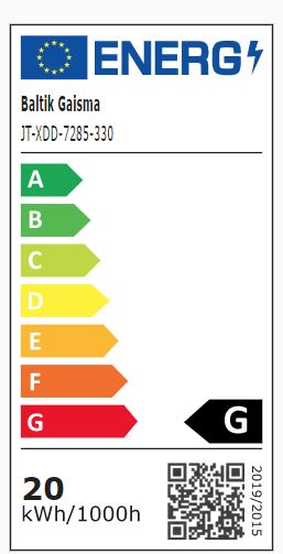 Išmanus plafoninis LED šviestuvas BALTIK GAISMA, 20 W, 3000-6500 K, 3600 lm, Ø33 cm, su pultu - 2