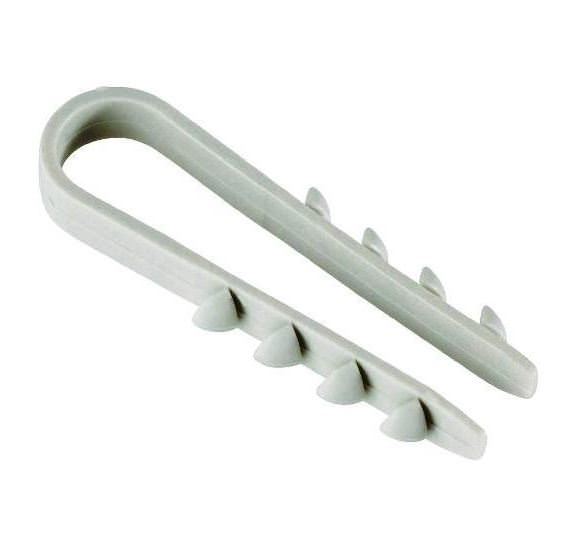 Kaištis-apkaba BALTPLASTS, 6-20 mm, pilkos sp., 100 vnt-0