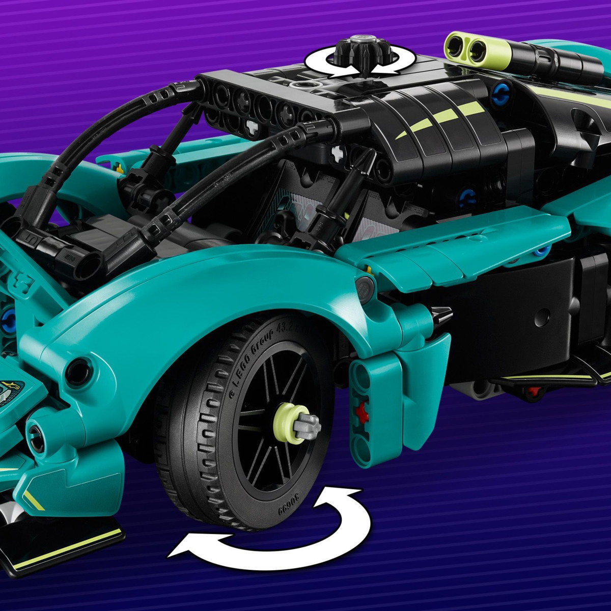 Konstruktorius LEGO Technic Aston Martin Valkyrie, 42208 - 5
