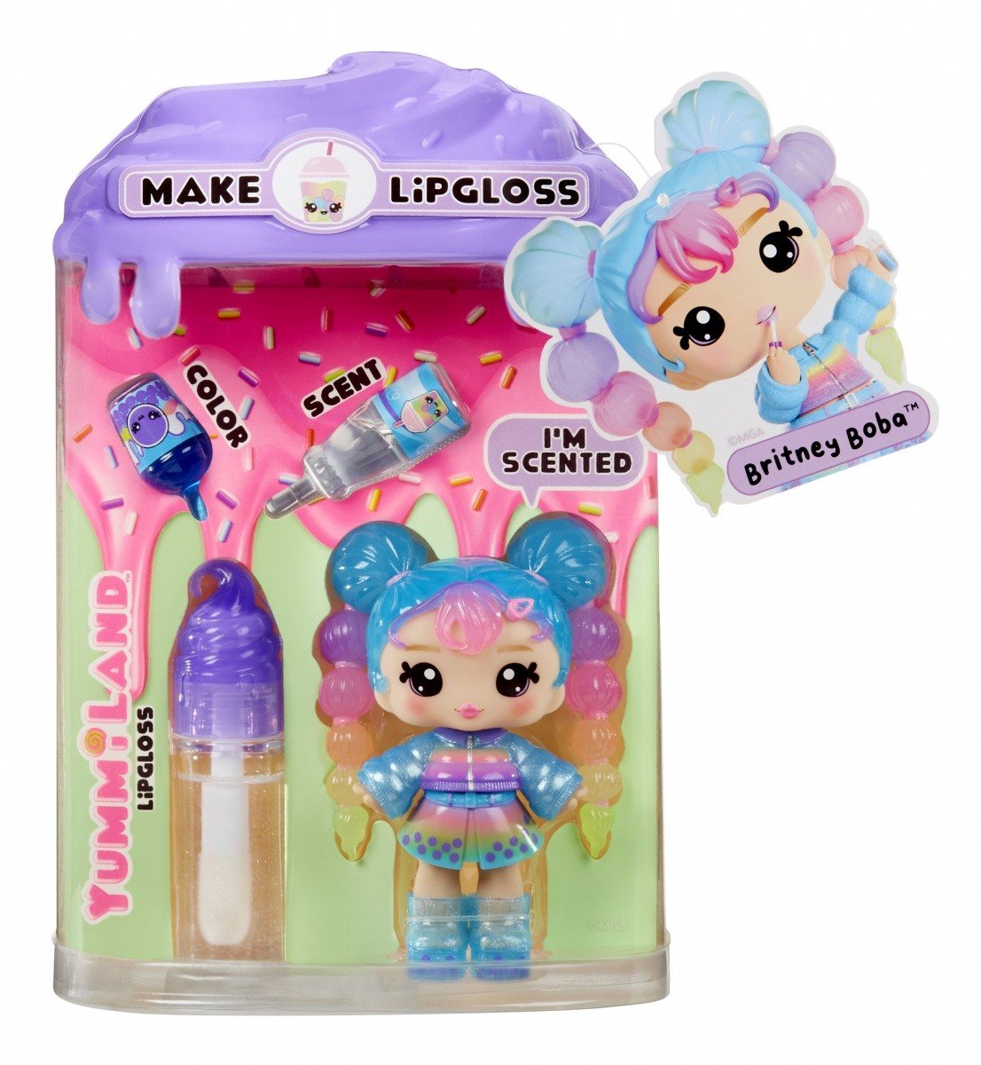 Lūpų blizgis YUMMILAND Doll Character, įvairių dizainų-0