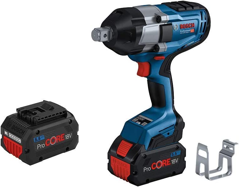 Akumuliatorinis smūginis veržliasūkis BOSCH PRO GDS 18V-1050 H solo, 18 V (2x ProCORE18V 5.5Ah, 3/4 , L-BOXX)-0