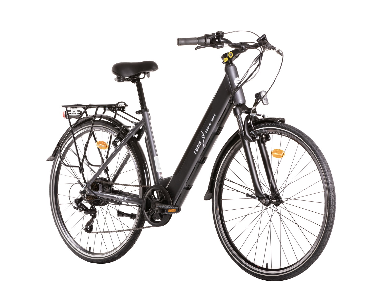 Elektrinis dviratis DENVER EMOTIVE, 28", pilkas - 4