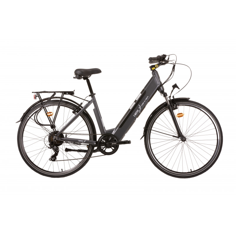 Elektrinis dviratis DENVER EMOTIVE, 28", pilkas-0