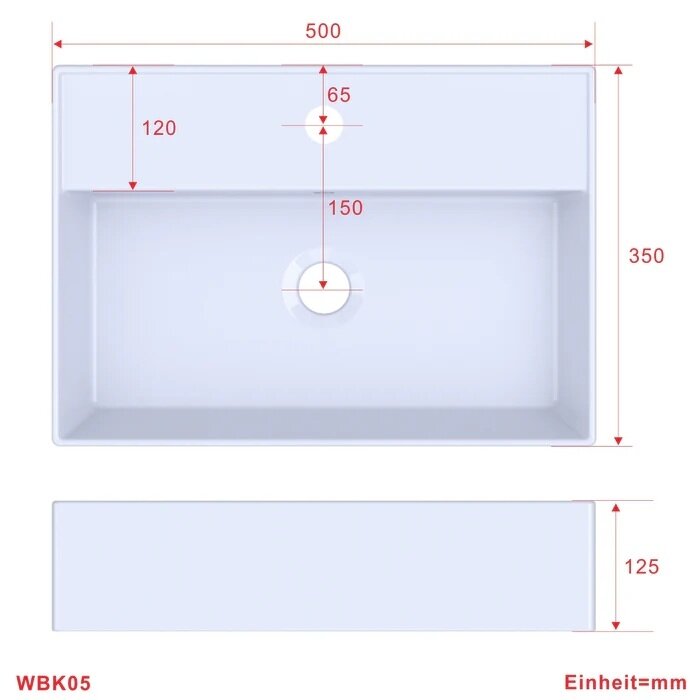 Praustuvas AQUABATOS WBK05 50x35 - 7
