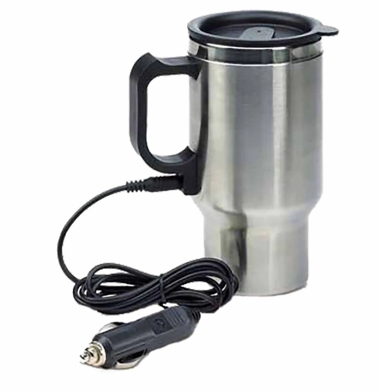 Automobilinis termo puodelis 12 V , BOTTARI HOT-MUG-0