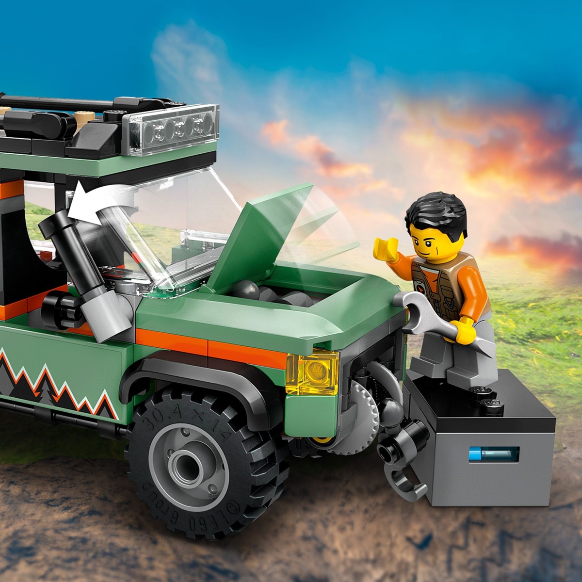 Konstruktorius LEGO City Off-Road 4x4 Mountain Truck - 4